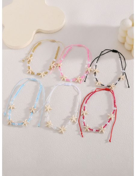 Pack 12 tornozeleiras ajustáveis estrela-do-mar