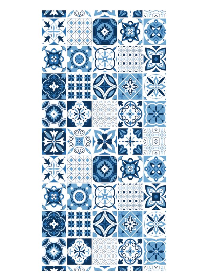 Strandtuch mit Fliesenmuster