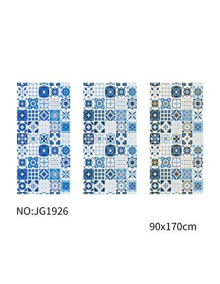 Strandtuch mit Fliesenmuster