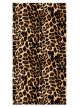 Telo da mare con stampa leopardata