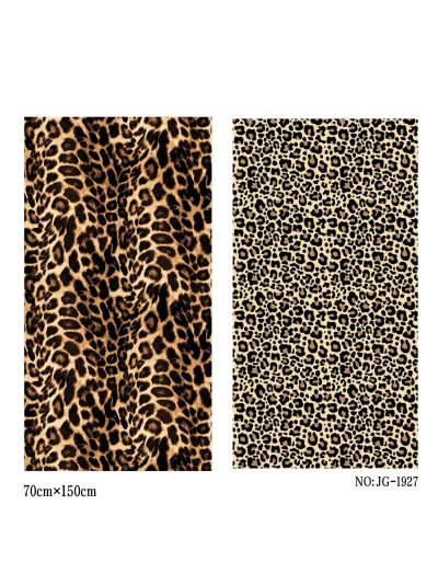 Toalla de playa estampado leopardo 2