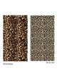 Telo da mare con stampa leopardata