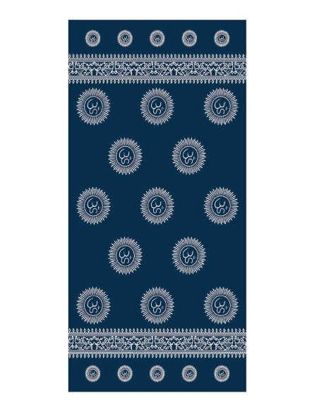 Toalla de playa estilo bandana con sol