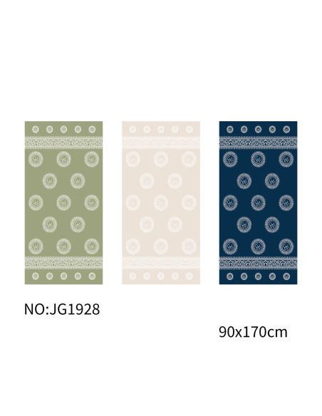 Toalla de playa estilo bandana con sol