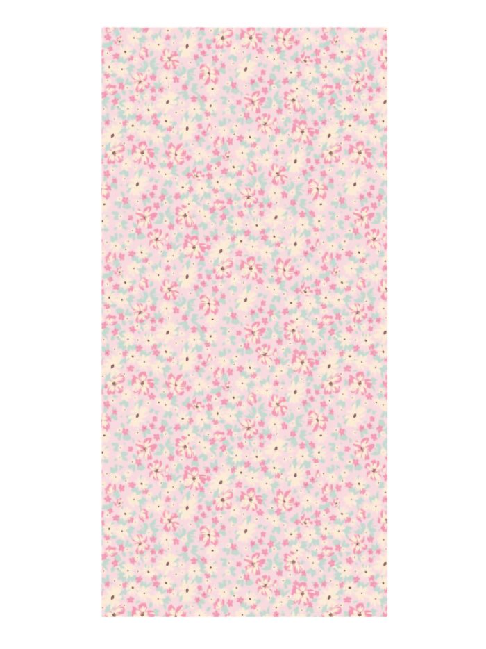 Toalla de playa estampado flores vintage