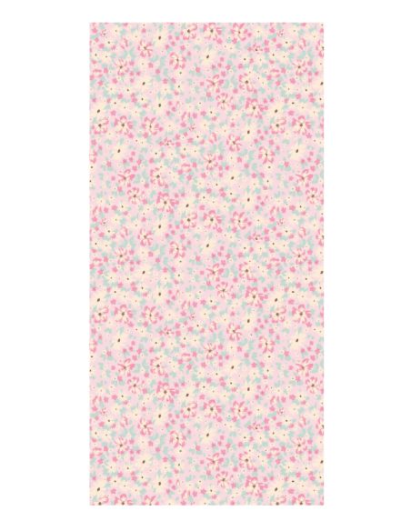 Toalla de playa estampado flores vintage