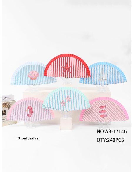 Abanico de maderrayas marinero