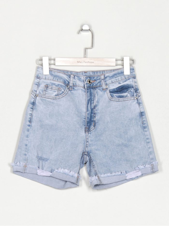 Short denim rotos