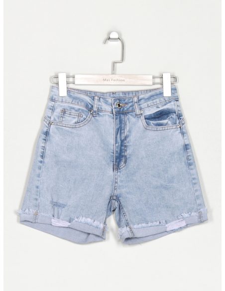 Short denim rotos