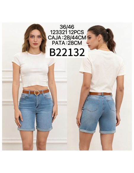 Ceinture courte en jean