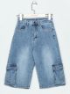 Bermuda denim bolsillos