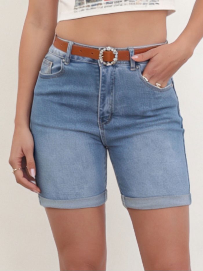 Ceinture courte en jean