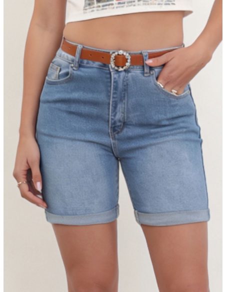 Ceinture courte en jean