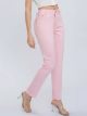 Pantalón stretch bolsillo bordado talla grande