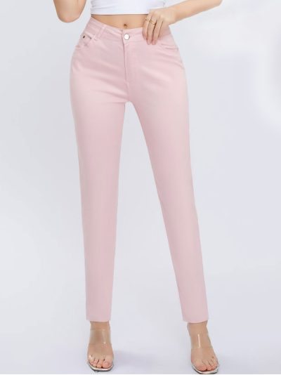 Plus size stretch trousers