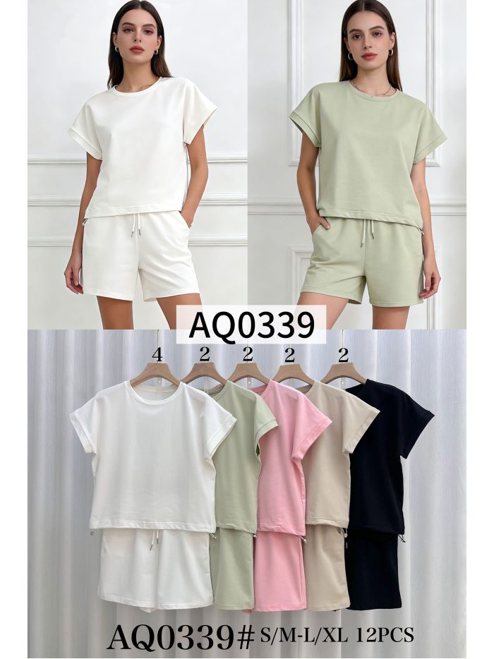 Grundoutfit: T-Shirt und Shorts