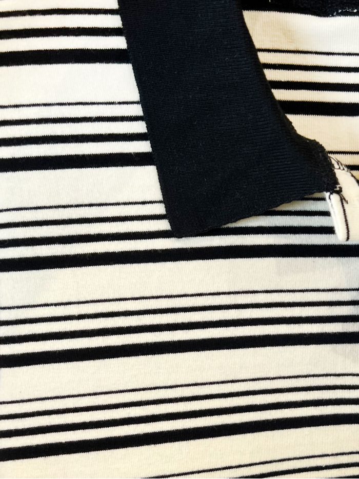 Camiseta cuello polo rayas