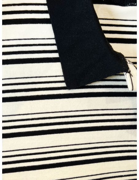 Camiseta cuello polo rayas