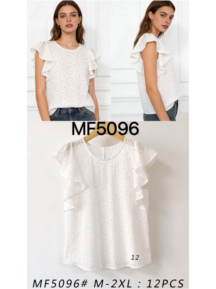 Blusa calada volantes