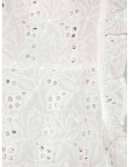 Top calado sin mangas volantes