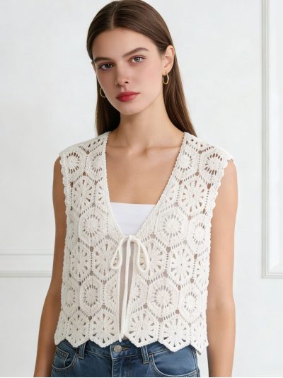 Chaleco crochet lazada