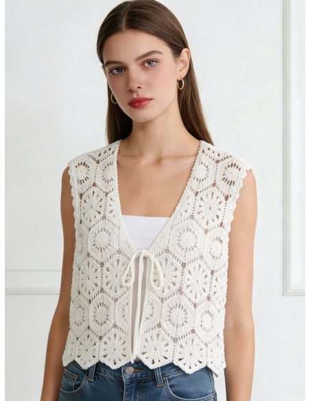 Chaleco crochet lazada