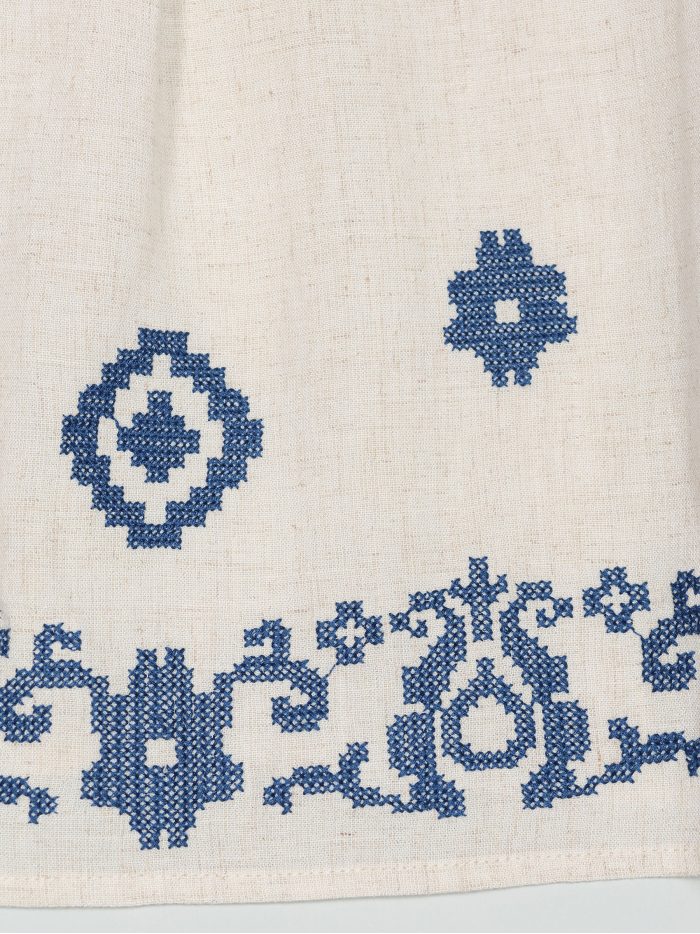 Blusa lino con bordado