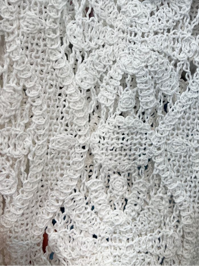 Top de crochet calado