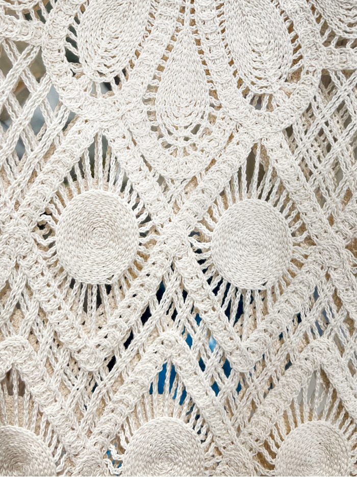 Top de crochet calado
