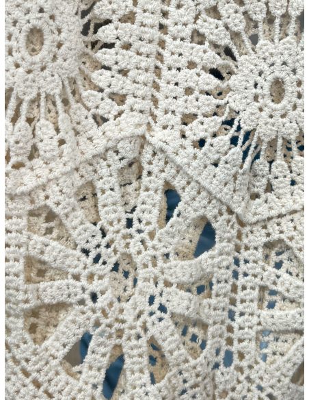 haut en crochet ajouré