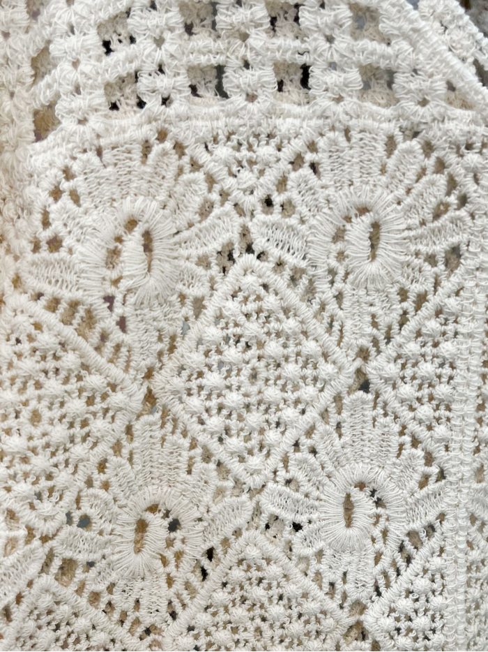 Top de crochet calado