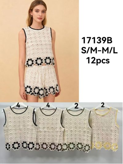 Top de crochet con cenefa floral 2