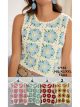 Crochet flower patchwork crop top
