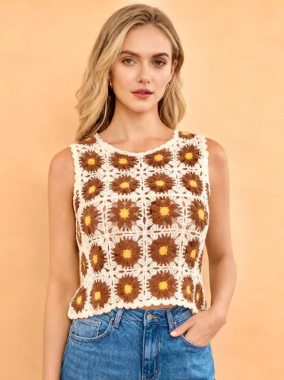 haut en crochet Daisy