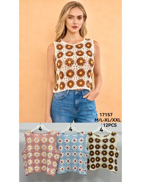 haut en crochet Daisy