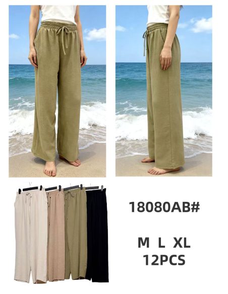 Pantalón fluido con cordón