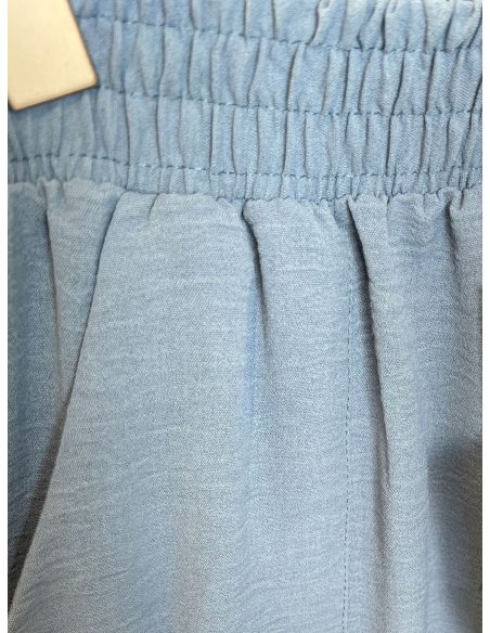 Pantaloni fluidi con tasche applicate