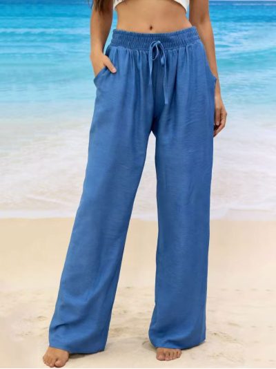 Pantalón fluido con cordón