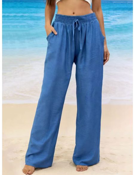 Pantalón fluido con cordón