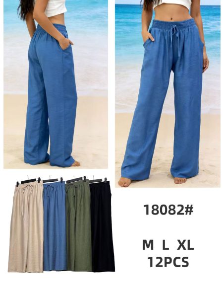 Pantalón fluido con cordón