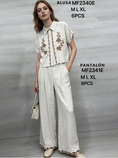 Camisa de lino bordada 2