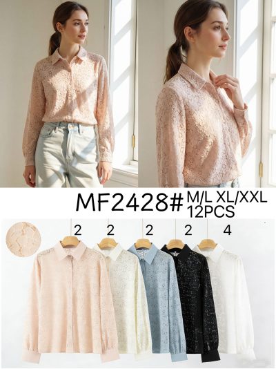 Camisa de encaje floral 2