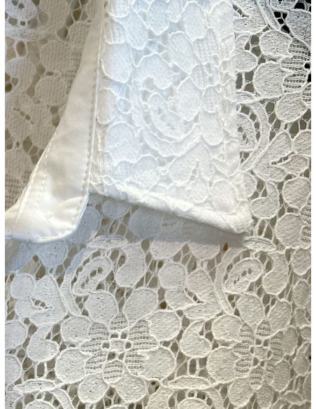 Camisa de encaje floral