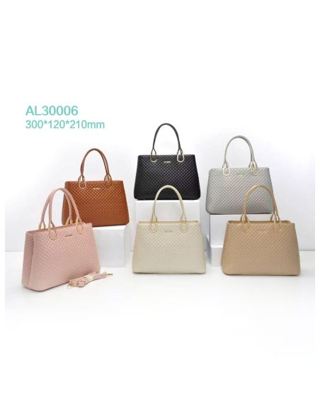 Bolso tote acolchado efecto trenzado