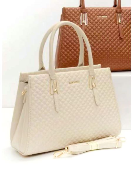 Bolso tote acolchado detalle asa