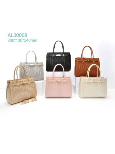 Bolso tote grande acolchado con cierre metálico 2