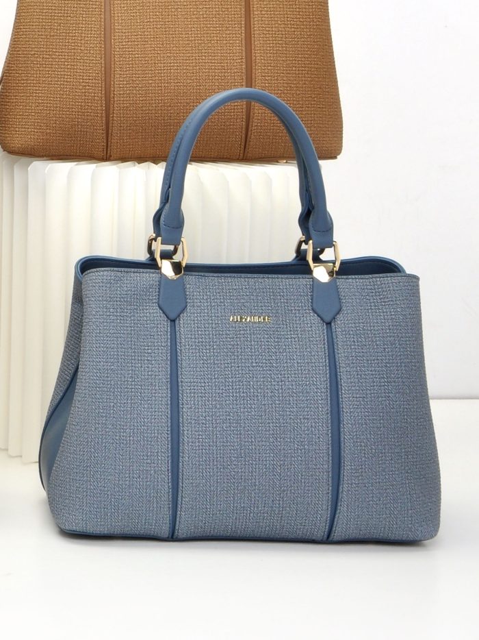 Bolso tote combinado detalle asa