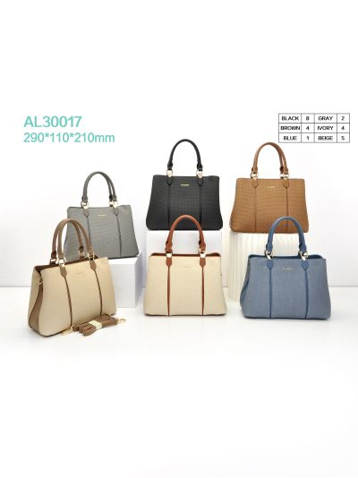 Bolso tote combinado detalle asa 2