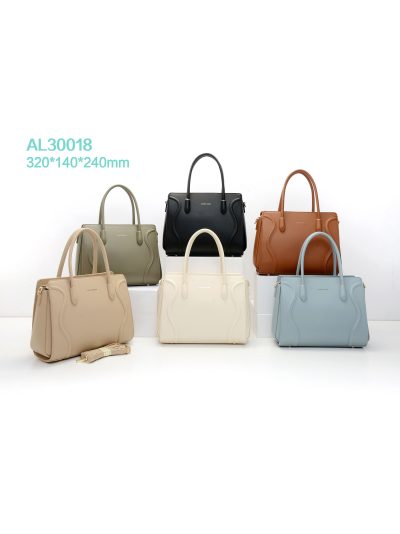 Bolso de mano estructurado con costuras laterales 2