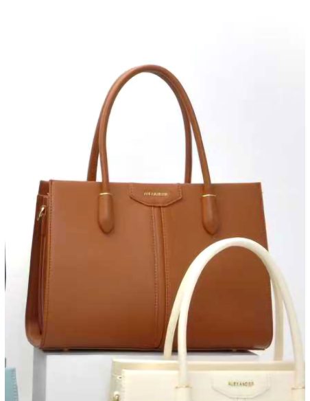 Bolso tote con costura central